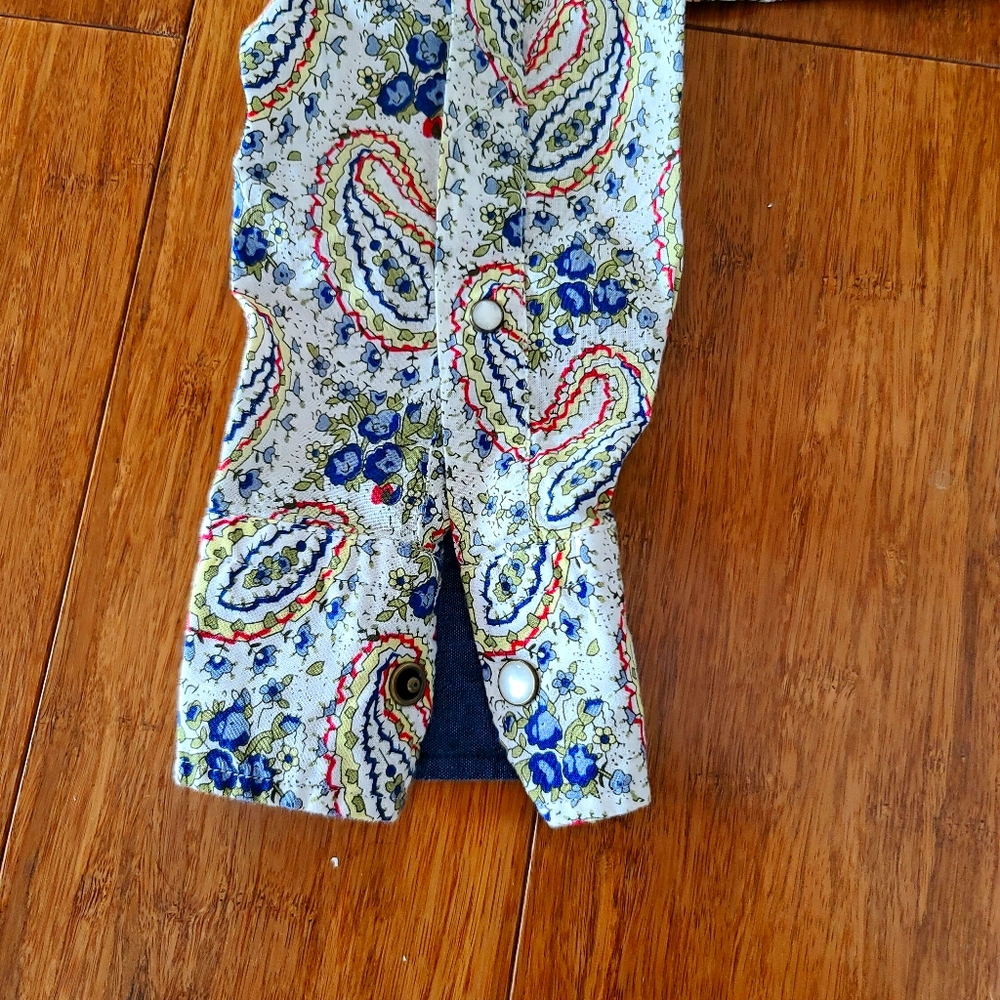 Cremieux Floral Cotton Button Down - Picture 3 of 3